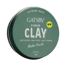 Gatsby Japans Nr. 1 Fiber Clay 80G | Matt Finish | Angereichert Mit Pro-Vitamin B5 Und Keratin