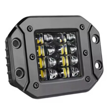 2X Flush Mount LED Work Light Bar Off Road 12V 24V 40W Spot LED Pods Light Bar for Car Truck Atv Headlight