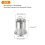50Pcs Rivet Nuts Flat Head, 3/8 Stainless Steel 304 Threaded Insert Nuts Knurled Body 2