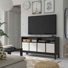 IKEA KALLAX TV Bench with Underframe 147x39x78cm