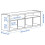 IKEA KALLAX TV Bench with Underframe 147x39x78cm 4