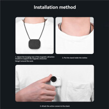Neck Hold Magnetic Mount for GO Ultra First-Person Perspective Shooting Clip Quick Release Bracket Accessories