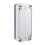 Push Button Switch Control Station Box 22mm 4 Button Hole Waterproof Gray and White 4