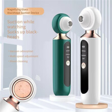 Removedor de Cravos Elétrico Recarregável Por USB, Instrumento de Remoção de Cravos Faciais para Homens e Mulheres, Branco