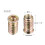 Wood Furniture M10x30mm Threaded Insert Nuts Interface Hex Socket Drive 5pcs 3