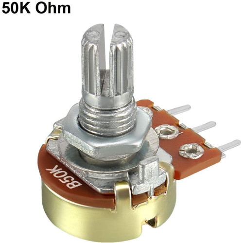 WH148 50K Ohm Variable Resistors Single Coil Film Potentiometer 1