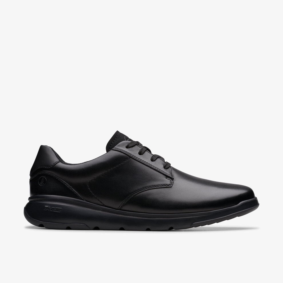 Clarks (Standard, Not Specified) Lifton Lace Black Leather