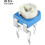 20 Pcs 1M Ohm Variable Resistors Top Adjustable Horizontal Cermet Potentiometers 2