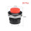 20Pcs,16mm Red Momentary Push Button Switch Round Raised Button R13-507 SPST 1 NO 2