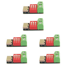 6PCS Type-C PD QC Trigger 5V-20V Adjustable Voltage Power Module Dial Adjustment Voltage Fast Charging Decoy Module