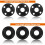 12pcs Angle Grinder Flange Nuts 5/8inch-11,with 2pcs Spanner, Angle Grinder Flange Replacement Angle Grinder Attachments 1