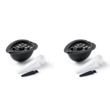 2X 2In1 Koffiecapsulepad voor NESTLE ST 9662.62 Machine Navulbare Filterpadvervanging Koffiecapsule en Thee-B