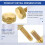 5Pcs M4x20mm Brass Knurled Thumb Screws, Flat Grip Bolt Knobs Fasteners Solid Brass Diamond Knurled Thumb Screws Knobs for Electronic, Mechanical 3