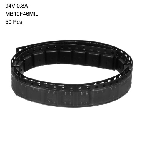 50 Pcs MB10F46MIL 4 Terminals Surface Mounted Devices Bridge Diode Rectifier 94V 0.8A 1