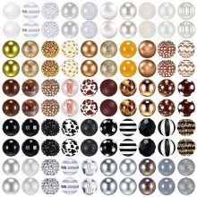 100 Pezzi di Perline da 20 mm per Penne, Perline con Strass per Penne, Portachiavi con Perline, Penne Artigianali DIY, Forniture per La Creazione di