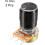 2Pcs 1K Ohm Variable Resistors Single Turn Rotary Carbon Film Taper Potentiometer with Knobs 2