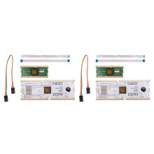 2X Laptop/Desktop Motherboard Speichersteckplatz DDR3/DDR4 Diagnostic Analyzer Test Card Notebook für DDR3/4 Reparatur
