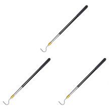 3X Pólo de Captura de Répteis com Gancho de de 61 Polegadas, Kit de Ferramentas de Manuseio de para Cascavéis Python Copperhead Remoção