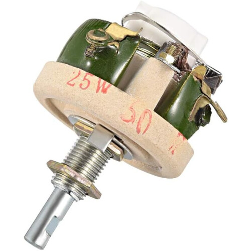 30 Ohm 25W High Power Ceramic Wirewound Potentiometer Rheostat Variable Resistor 2