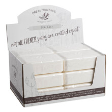 Pre de Provence Sapone da 250g, Confezione da 12 - Sale Marino