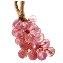 Jabón en Cuerda QZAVIRE con Diseño de Racimo de Uvas en Caja de Regalo