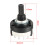 2P6T 2 Pole 6 Throw Selectable Single Deck Band Channel Rotary Switch Selector 1 Pcs 2