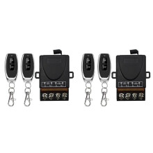 2X AC 220V 30A 1CH 433MHz Draadloze Afstandsbedieningsschakelaar RF-Relaisontvanger + Uit/Aan-Zender voor Lamp van Elektrisch Apparaat
