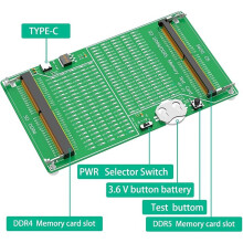 SO DDR4/5 Speichertester Laptop-Speichertest-Diagnoseadapter PCB-Schaltungstest-Tool Speichertester-Tool
