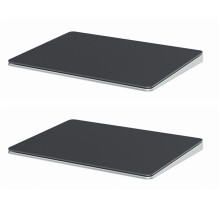 2X -Touchpad, Multifunktions-Gesten-Trackpad, Wiederaufladbares Kabelloses Touchpad für Laptop, für IOS, für , Schwarz
