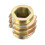 Furniture Threaded Insert Nuts Zinc Alloy Hex-Flush M4 Internal Threads 8mm Length 50pcs 3