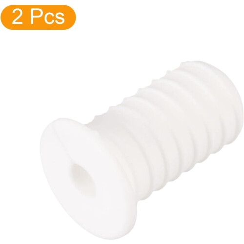 2Pcs Wall Grommets for Cables, 3/4"(19mm) Silicone Cable Wall Bushing Feed Through Cable Routing Kit with 7mm Hole Accessories Pass Through for Ethern 2