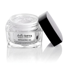 Bellaterra Cosmetics Mineral Exfolierande Gel Vegan Ansiktspeeling för Mjuk, Lyst Hud