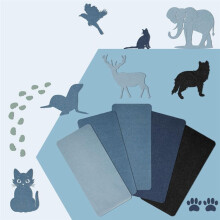 20pcs Iron Patches for Jeans, 11 X 5.12 Inch Patch Iron Mending Fabric Pure Cotton 5 Colors Jeans Repair Patch