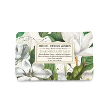 Michel Design Works Sapone Bar, Petali di Magnolia, Design Elegante, Tripla Macinazione