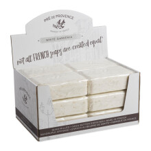 Pre de Provence Sapone 250g, Confezione da 12 - Gardenia Bianca