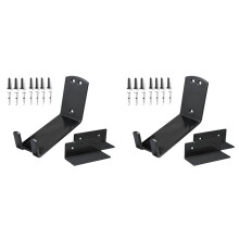 4X Wall-Mounted Bicycle Pedal Mounting Bracket Heavy-Duty Bicycle Fixed Hook Pedal Bicycle Storage Bracket