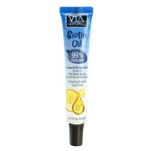 Via Natural Aceite de Biotina 99% Natural 1.5 Fl Oz (Paquete de 1)