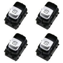 4X Car Right Passenger Door Window for - W205 S205 X253 C253 Clase C AMG 2059051513 (Black)