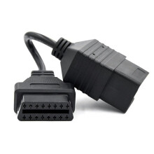 2X Auto Obd II Kabel voor  17Pin Naar 16Pin Obd 2 Vrouwelijke Diagnostische Connector voor  17 Pin Obdii Adapter