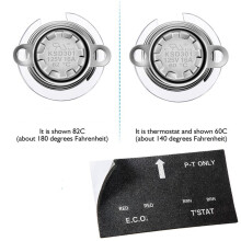 Thermische Abschaltung für Warmwasserbereiter im Wohnmobil mit ECO-Thermostat-Montagesatz, Ersatzteil für 93866 91447