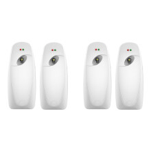 Distributeur Automatique de Désodorisant, Paquet de 4, Distributeur Automatique de Sprays de Désodorisant Fixé au Mur pour un Usage Commercial et