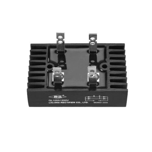 100A 1200V Single Phase Rectifier Bridge Rectifier with Heat Sink 1