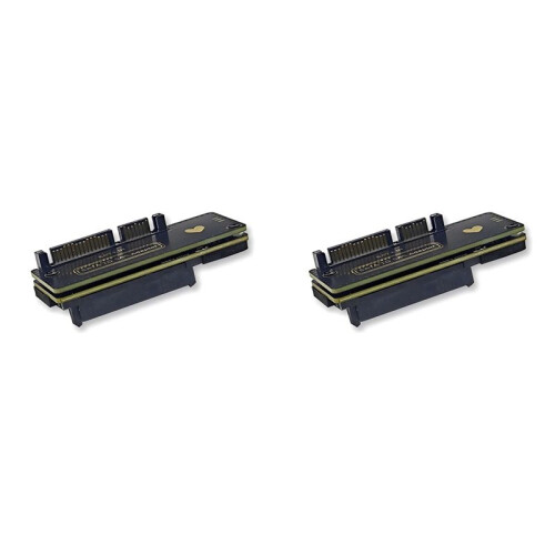 2X Placa Adaptadora  para SAS HDD 6 Gbps  3.0 22Pin para SAS 29Pin Placa de Expansão para Disco Rígido SAS 2.5 / 3.5 Polegadas SSD A