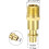 High-Flow Plug, Brass Quick Coupler Plug Air Hose Fitting Quick-Connect Fitting, 1/4" NPT Male Plug 2