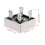 KBPC1510 1000V 15A Single Phase Bridge Rectifier Half-Wave Gray 2Pcs 2