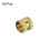 Knurled Insert Nuts - 50Pcs M3 x 4mm Length x 4mm OD Female Thread Brass Threaded Insert Embedment Nut for 3D Printer 3