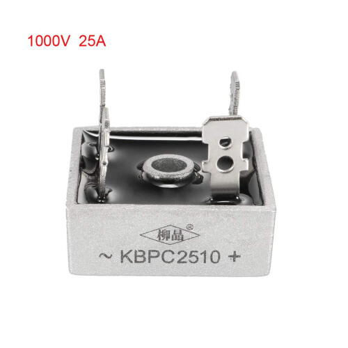 KBPC2510 1000V 25A Single Phase Bridge Rectifier Half-Wave Gray 2