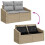 VidaXL vidaXL Sofa Set 5 stk. Poly-Rattan 3