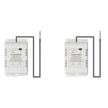 2X WiFi-Temperaturschalter mit 1M-Sensor EWelink WiFi 20A Thermostat-Temperaturschalter Unterstützt Sprachsteuerung