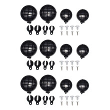 12X RC Auto Rund Lampenschirm / Licht Abdeckung für 1:10 RC Crawler Axial SCX10 D90 CC01